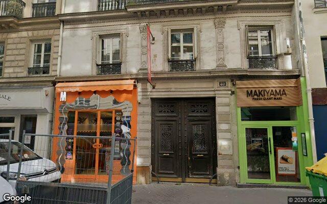 Façade : 40 rue du Faubourg Poissonnière, Paris