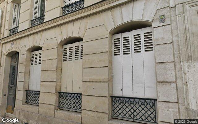 Façade : 13 rue Saulnier, Paris