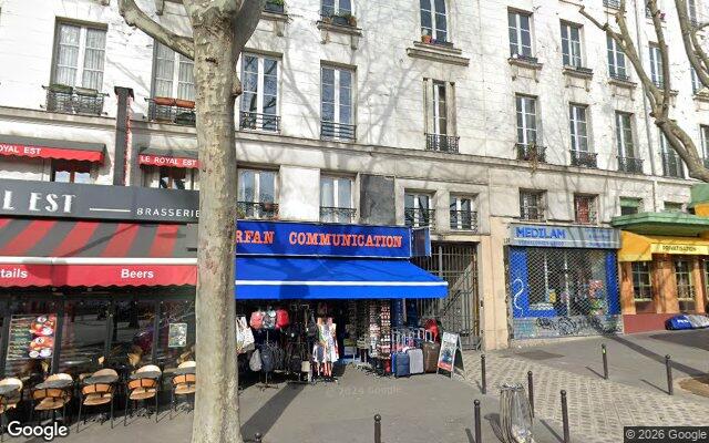 Façade : 129 rue du Faubourg Saint-Martin, Paris