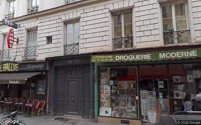 Façade : 64 rue du Faubourg Poissonnière, Paris