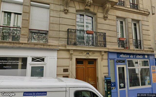 Façade : 5 rue de l'Arc de Triomphe, Paris