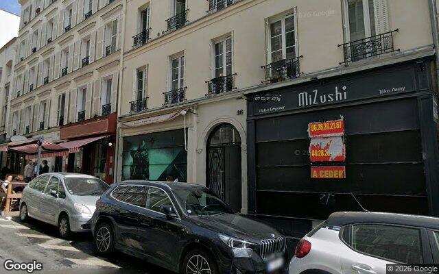 Façade : 46 rue Saint-Georges, Paris