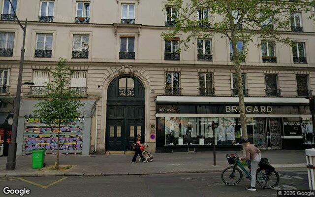 Façade : 188 rue du Faubourg Saint-Martin, Paris