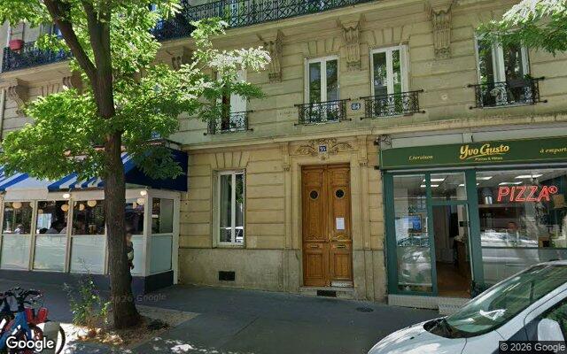 Façade : 84 avenue Secrétan, Paris