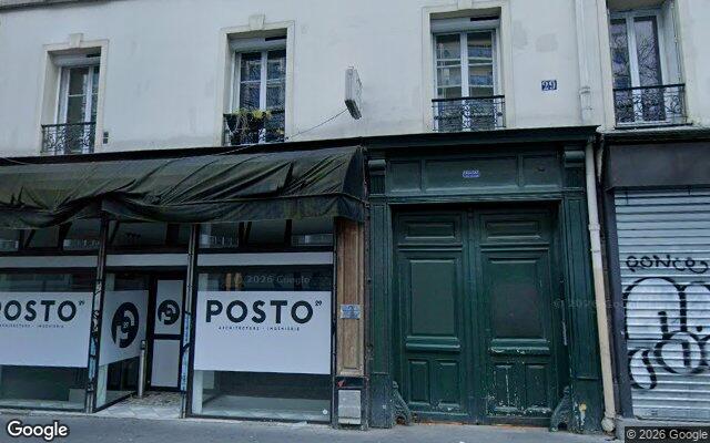 Façade : 29 rue de Meaux, Paris