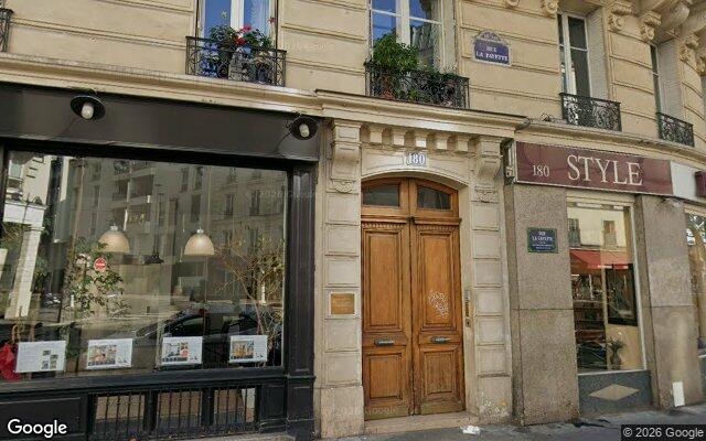 Façade : 180 rue la Fayette, Paris
