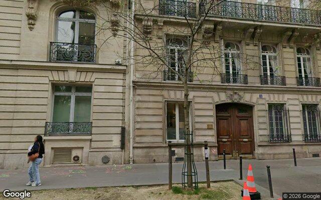 Façade : 3 rue Georges Berger, Paris
