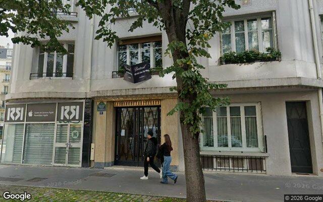 Façade : 1 boulevard Pershing, Paris