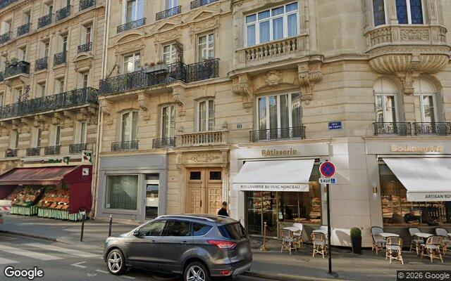 Façade : 51 rue de Prony, Paris