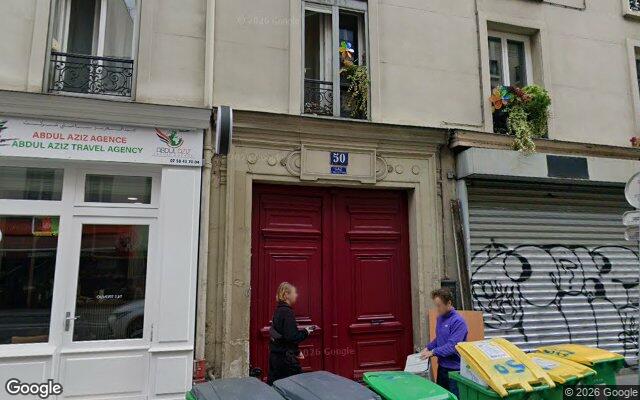Façade : 50 rue du Château Landon, Paris