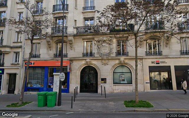 Façade : 12 avenue de Laumière, Paris