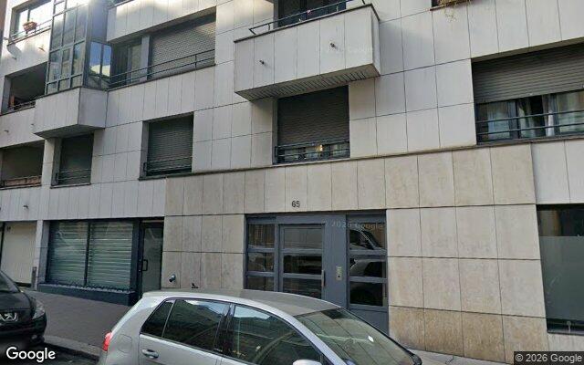 Façade : 65 rue de l'Aqueduc, Paris