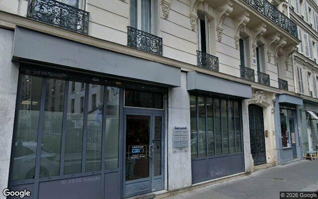 Façade : 59 rue Legendre, Paris