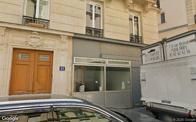 Façade : 11 rue Saint-Luc, Paris