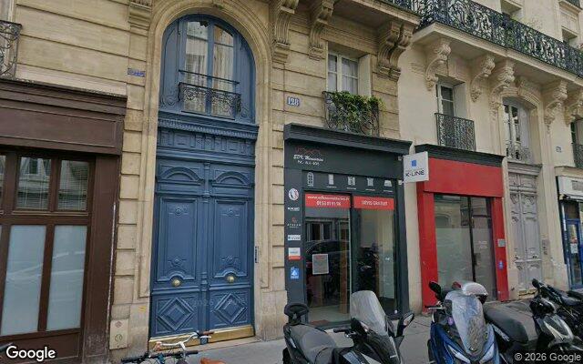 Façade : 128 rue Cardinet, Paris