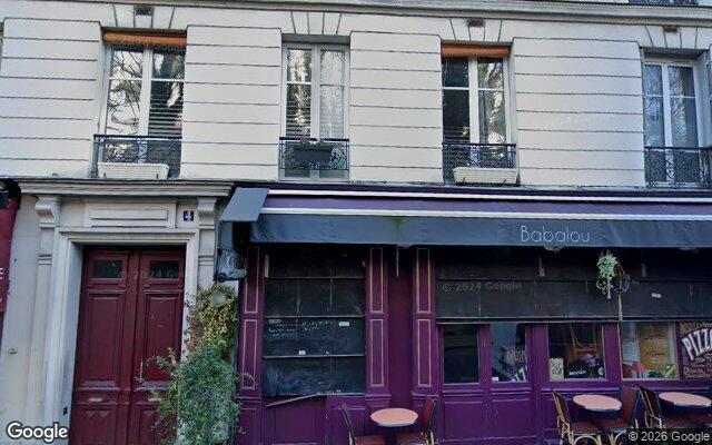 Façade : 4 rue Lamarck, Paris