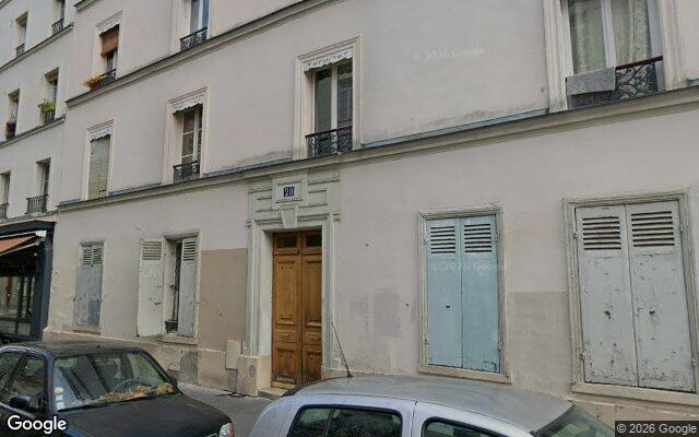 Façade : 20 rue Affre, Paris