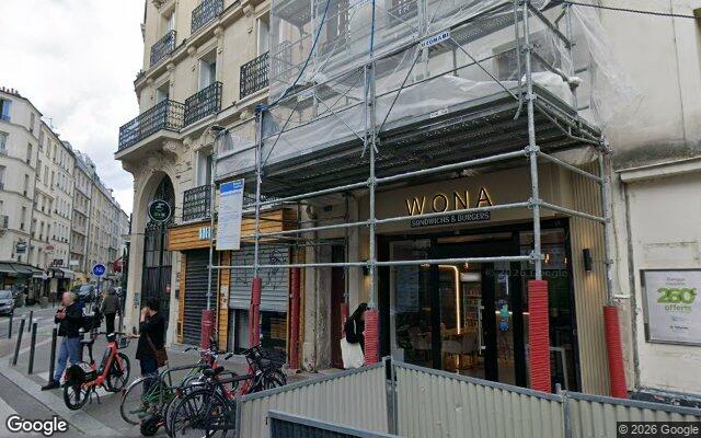 Façade : 38 rue de Lorraine, Paris