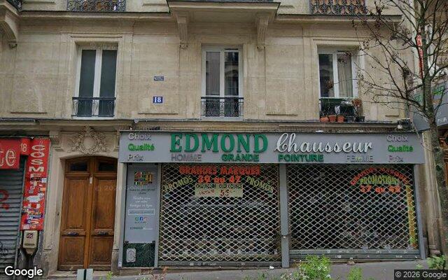 Façade : 18 rue Poulet, Paris