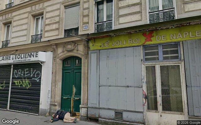 Façade : 46 rue de Clignancourt, Paris