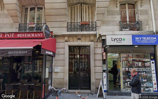 Façade : 19 rue Eugène Jumin, Paris