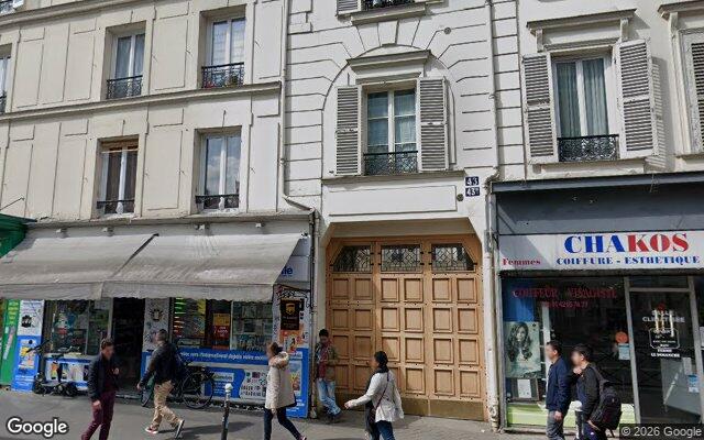 Façade : 43 rue Marx Dormoy, Paris