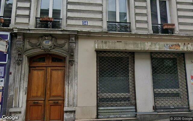 Façade : 54 rue de Clignancourt, Paris