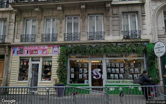 Façade : 37 rue Doudeauville, Paris