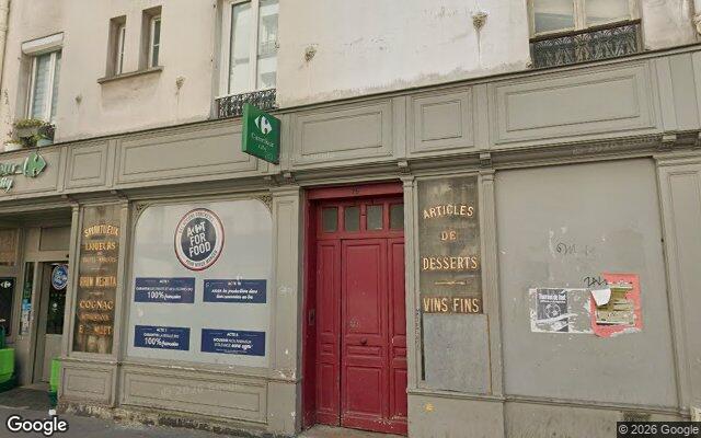 Façade : 75 rue Riquet, Paris