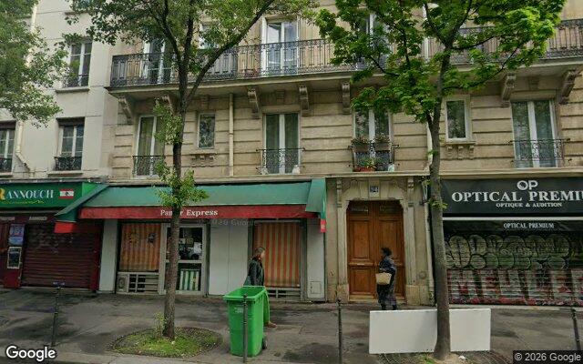 Façade : 54 rue Ordener, Paris