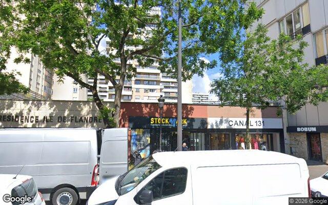 Façade : 131 avenue de Flandre, Paris