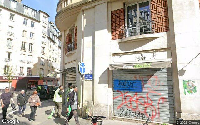 Façade : 244 rue Marcadet, Paris