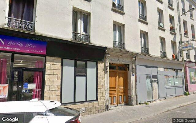 Façade : 64 rue Pajol, Paris