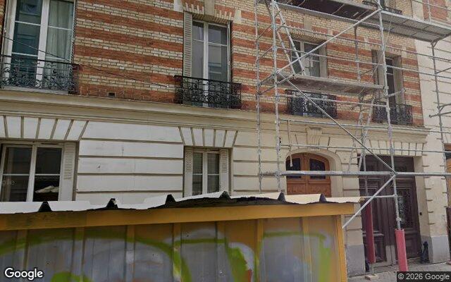 Façade : 8B rue de l'Argonne, Paris