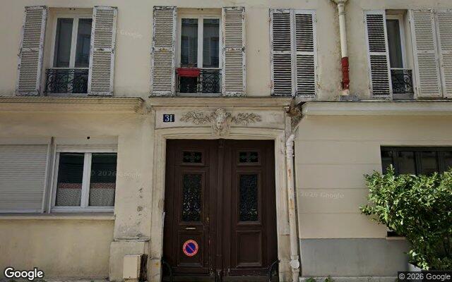 Façade : 31 rue Berzélius, Paris