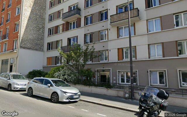 Façade : 60 rue Pouchet, Paris