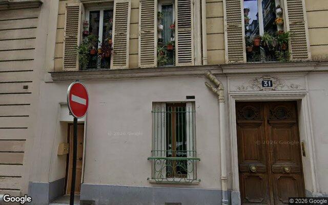 Façade : 31 rue Lantiez, Paris