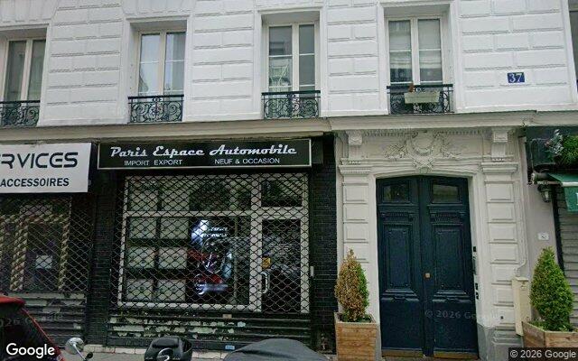 Façade : 37 rue Letort, Paris